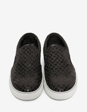 Load image into Gallery viewer, Woven Leather Slip On Trainers
