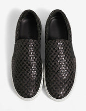 Load image into Gallery viewer, Woven Leather Slip On Trainers
