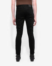 Load image into Gallery viewer, Black Motorcycle Skinny Jeans

