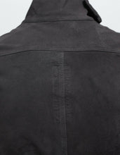 Load image into Gallery viewer, Dark Dust Grey Leather Island Over Shirt
