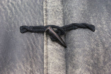 Load image into Gallery viewer, Shearling Lined Leather Duffle Coat With Horn Toggles
