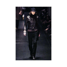 Load image into Gallery viewer, Brown Leather Bomber Jacket
