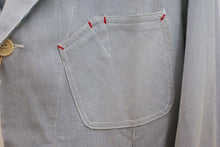 Load image into Gallery viewer, Luke Simon USA Made Striped Workwear Jacket Blazer
