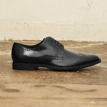 Load image into Gallery viewer, Black Patent Leather Wingtip Brogue Shoe
