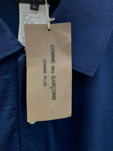 Load image into Gallery viewer, Homme Plus Blue Wool Polo T Shirt
