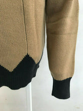 Load image into Gallery viewer, Cashmere Bi- Colour Roll Neck Knitwear

