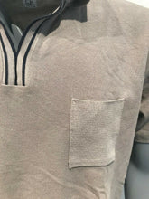 Load image into Gallery viewer, V-Neck Polo With Ribbed Detail
