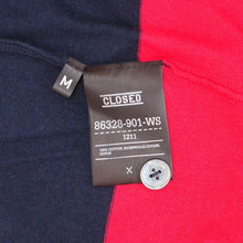 Load image into Gallery viewer, Red &amp; Navy Stripe Slim Fit Cardigan
