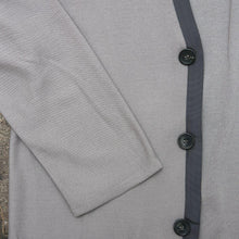 Load image into Gallery viewer, Grey Wool Buttoned Cardigan Knitwear Top
