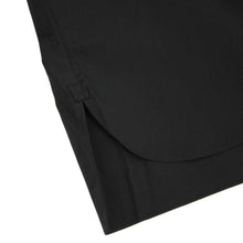 Load image into Gallery viewer, Black Long Sleeve Grosgrain Collar Slim Shirt
