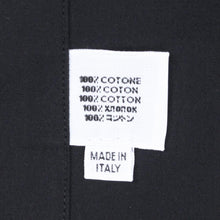 Load image into Gallery viewer, Black Long Sleeve Grosgrain Collar Slim Shirt
