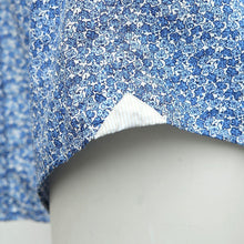 Load image into Gallery viewer, Blue White Floral Cotton Casual Shirt

