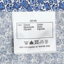 Load image into Gallery viewer, Blue White Floral Cotton Casual Shirt
