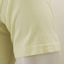Load image into Gallery viewer, Yellow Feather Print Crew Neck T Shirt
