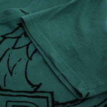 Load image into Gallery viewer, Green Cotton T-Shirt with Eagle Print

