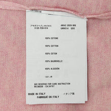 Load image into Gallery viewer, Pink Long Sleeve Melange Cotton Polo Shirt Top

