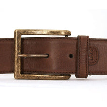 Load image into Gallery viewer, D&amp;G Brown Belt with Gold Buckle
