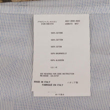 Load image into Gallery viewer, Blue Pin Spot Cotton Shirt
