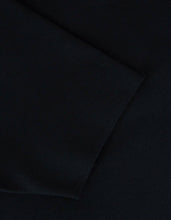 Load image into Gallery viewer, Navy Blue Wool Flannel Fringe T-Shirt
