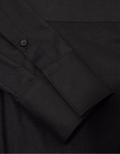 Load image into Gallery viewer, Black Slim-Fit Shirt with Bib
