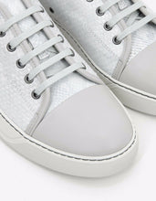 Load image into Gallery viewer, Lanvin White Python Skin Trainers
