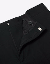 Load image into Gallery viewer, Black Seersucker Cotton Trousers
