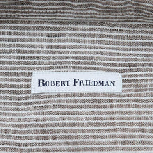 Load image into Gallery viewer, Brown Striped Linen Shirt
