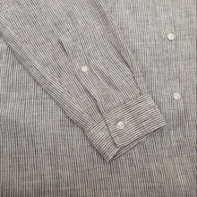Load image into Gallery viewer, Brown Striped Linen Shirt
