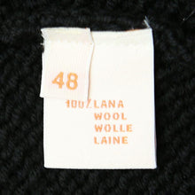 Load image into Gallery viewer, Black Hooded Wool Cardigan
