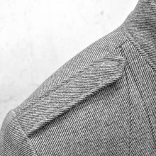 Load image into Gallery viewer, Grey Zip Casual Warm Wool Tweed Jacket Coat
