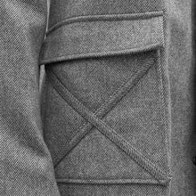 Load image into Gallery viewer, Grey Zip Casual Warm Wool Tweed Jacket Coat
