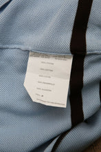 Load image into Gallery viewer, Light Blue Cotton Pique Fabric V Neck Jumper
