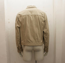 Load image into Gallery viewer, Beige Cotton Silk Twill Denim Style Jacket
