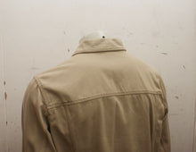 Load image into Gallery viewer, Beige Cotton Silk Twill Denim Style Jacket
