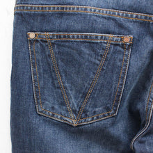 Load image into Gallery viewer, Blue Regular Fit Stonewash Jeans
