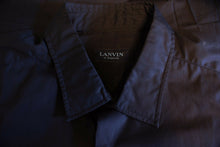Load image into Gallery viewer, Smart Black Shirt With Gros Grain Placket
