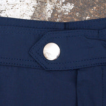 Load image into Gallery viewer, Blue Nylon Stretch Swim Shorts with Pocket
