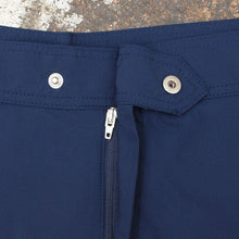 Load image into Gallery viewer, Blue Nylon Stretch Swim Shorts with Pocket
