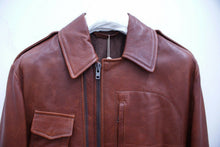 Load image into Gallery viewer, Replica Calfskin Leather Aviators Jacket
