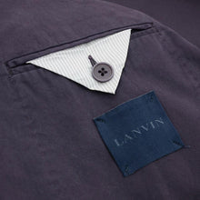 Load image into Gallery viewer, Purple Cotton Two Button Slim Fit Blazer Jacket
