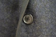 Load image into Gallery viewer, Navy Blue Alpaca Wool Blazer With Trim detail
