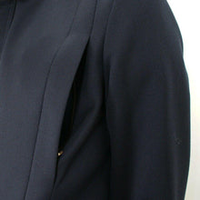 Load image into Gallery viewer, Navy Blue Wool Twill Fishtail Parka
