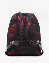 Load image into Gallery viewer, Red &amp; Black Camustars Canvas Backpack
