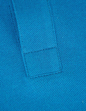 Load image into Gallery viewer, Teal Blue Medusa Crest Polo T-Shirt
