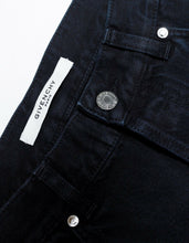 Load image into Gallery viewer, Indigo Wash Contrast Panel Denim Jeans
