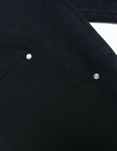 Load image into Gallery viewer, Indigo Wash Contrast Panel Denim Jeans
