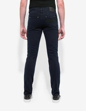Load image into Gallery viewer, Indigo Wash Contrast Panel Denim Jeans
