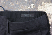 Load image into Gallery viewer, Grey Wool Micro Check Trousers
