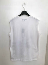 Load image into Gallery viewer, White V Neck Tank Top/Vest w/ Graphic Print
