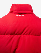 Load image into Gallery viewer, Red C Shape Puffer Jacket
